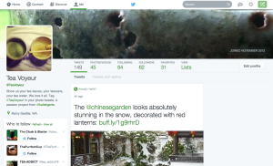 New Twitter profile view